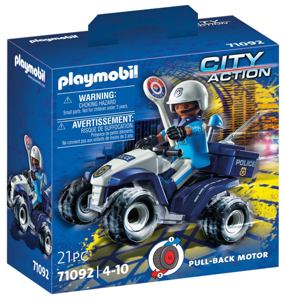 [36071092PLA] Policier et quad