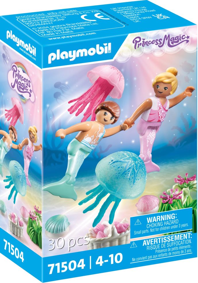 [36071504PLA] Meerjungfrauen-Kinder mit Quallen