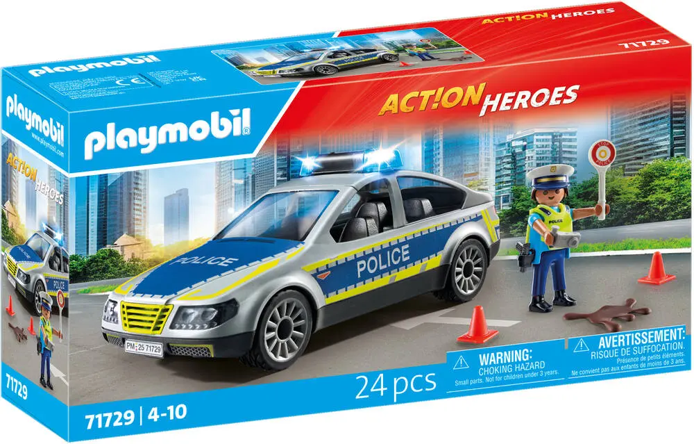[36071729PLA] Playmobil - Politie patrouille auto