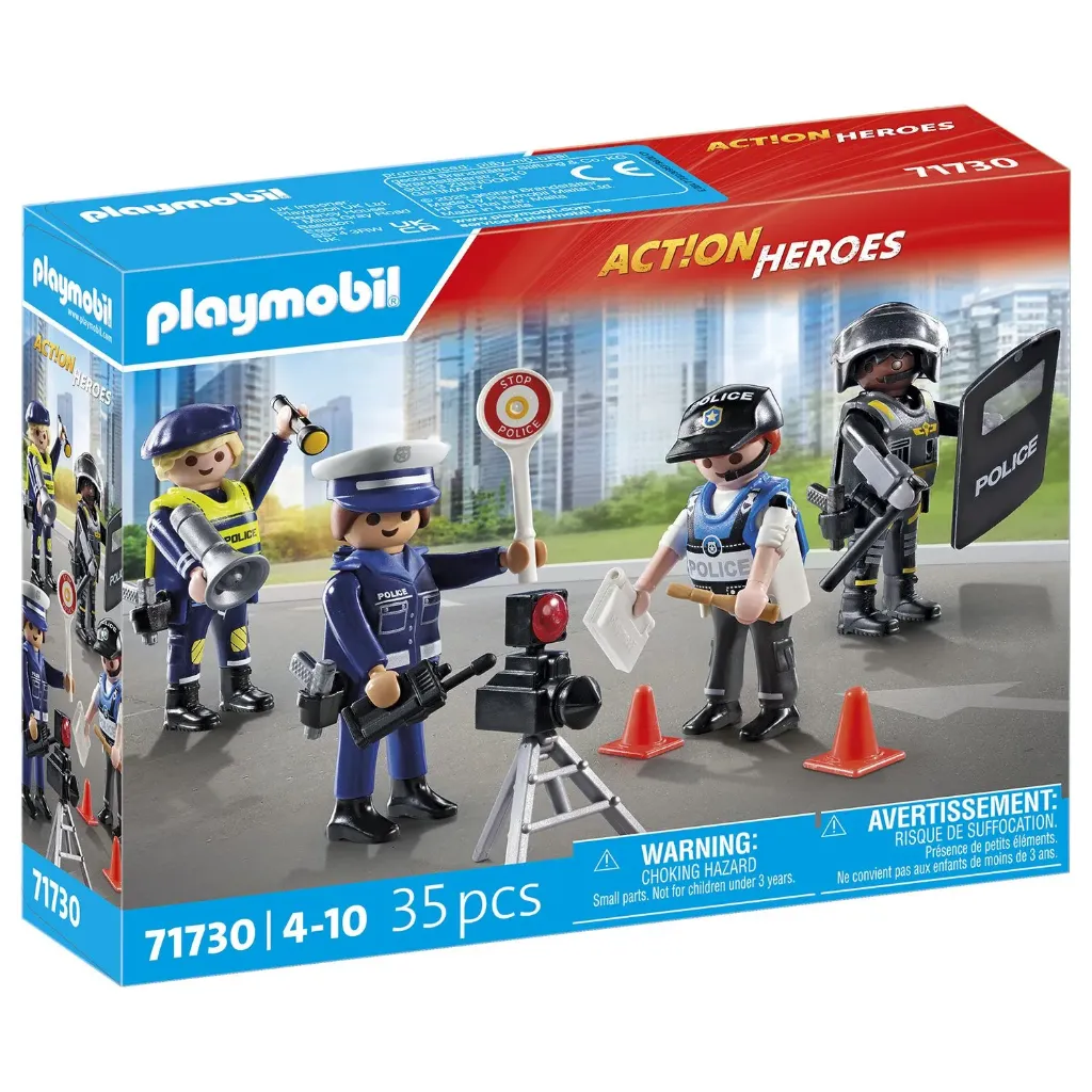 [36071730PLA] Playmobil - Politie figuren set