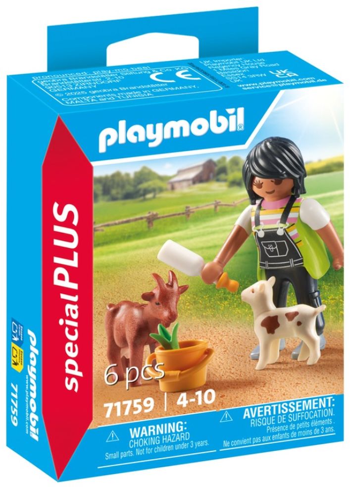 [36071759PLA] Playmobil - Vrouw met geiten