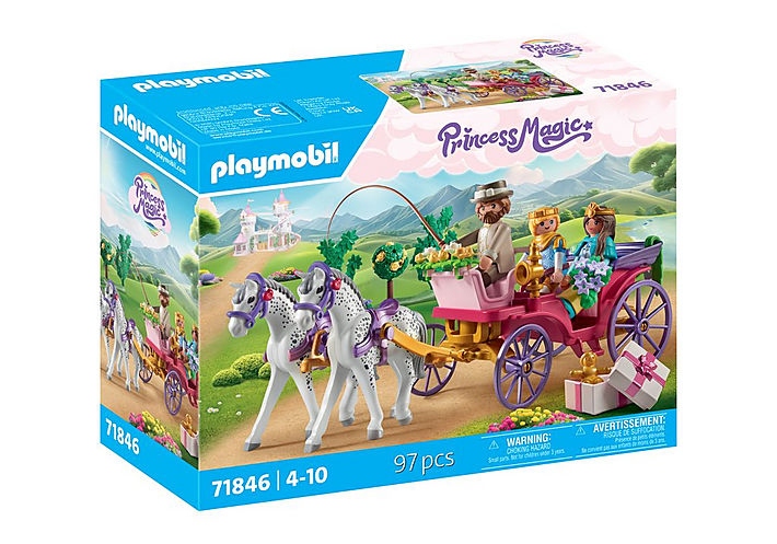 [36071846PLA] Playmobil - Koetsrit met prins en prinses