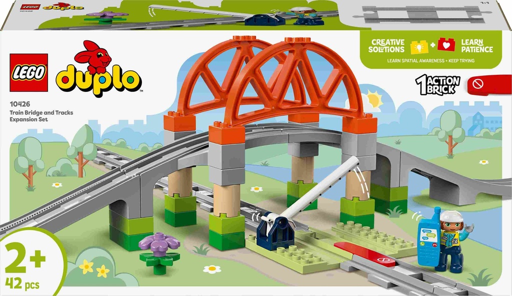 [36110426LEG] DUPLO Zugbrücke und Schienenerweiterungsset