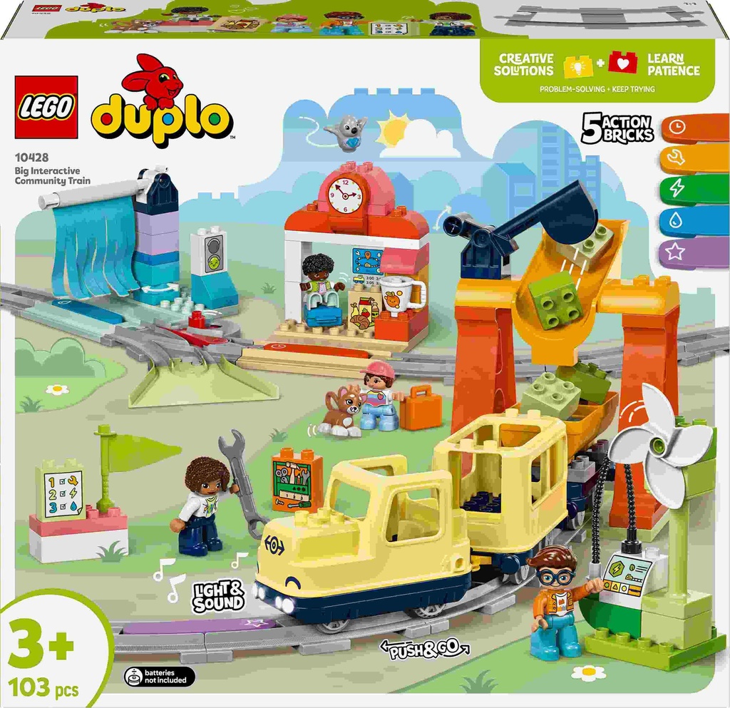 [36110428LEG] DUPLO Großer interaktiver Nachbarschaftszug
