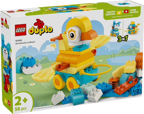 [36110448LEG] DUPLO 3-in-1 Tiere auf Rädern