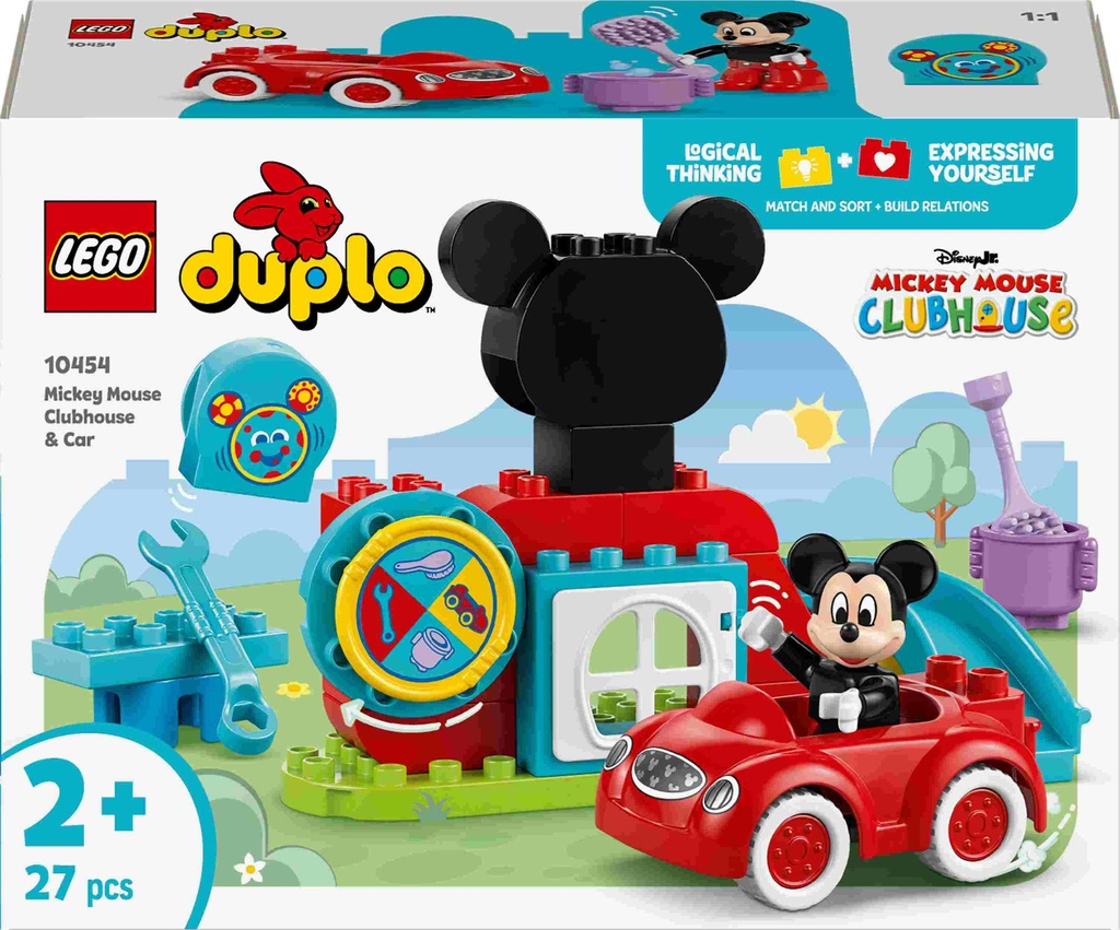 [36110454LEG] DUPLO Mickey Mouse clubhouse and car