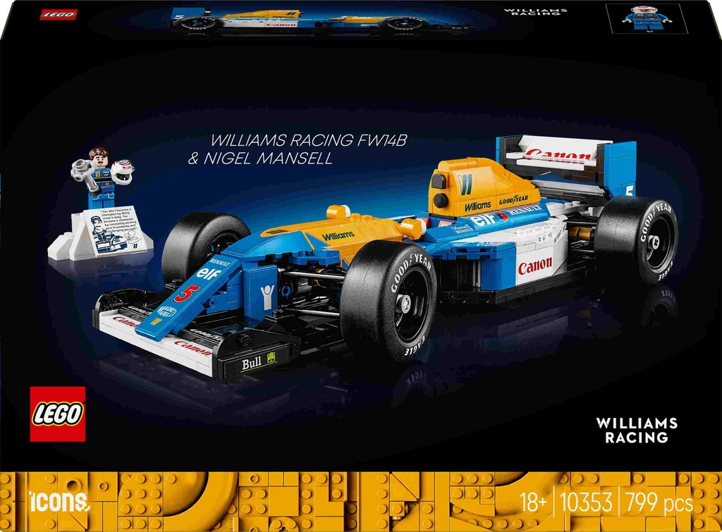 [36210353LEG] Williams Racing FW14B en Nigel Mansell