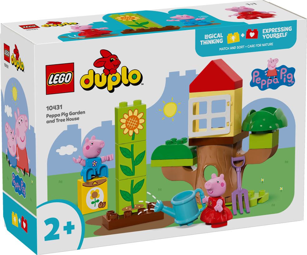 [36210431LEG] DUPLO Le Jardin Peppa Pig Cabane l'Arbre
