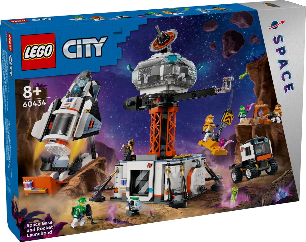 [36260434LEG] City Raumstation und Raketenstartplattform