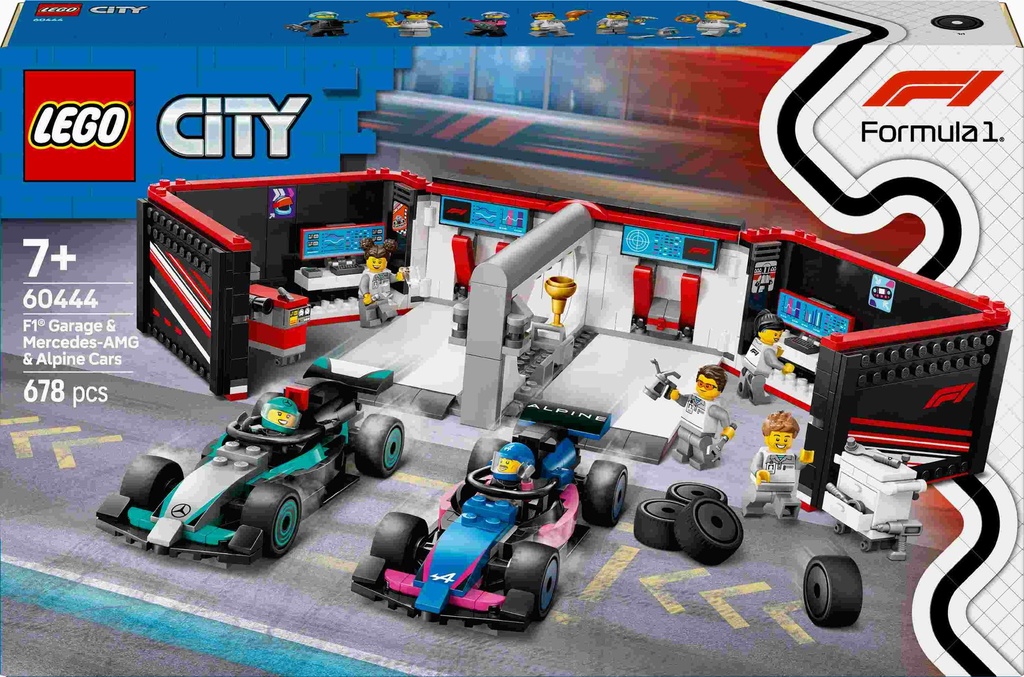 [36260444LEG] City F1 Garage met Mercedes-AMG & Alpine Ca