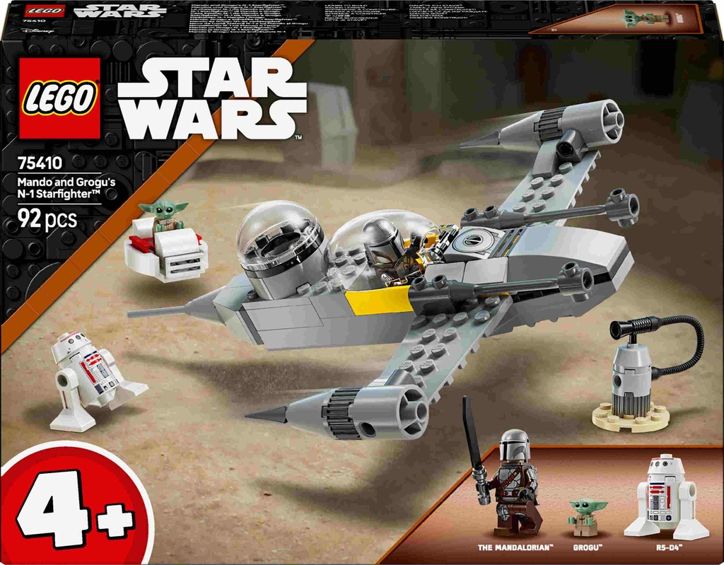 [36275410LEG] Mando en Grogu's N-1 Starfighter™