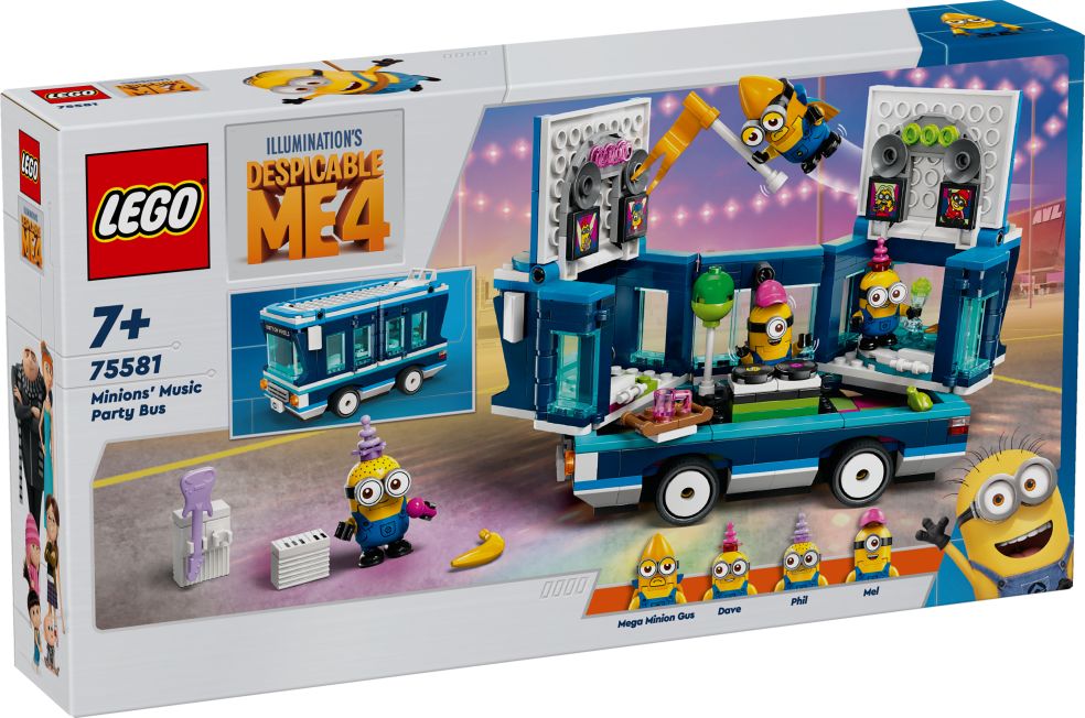 [36275581LEG] Despicable Me 4 Musikalischer Partybus der
