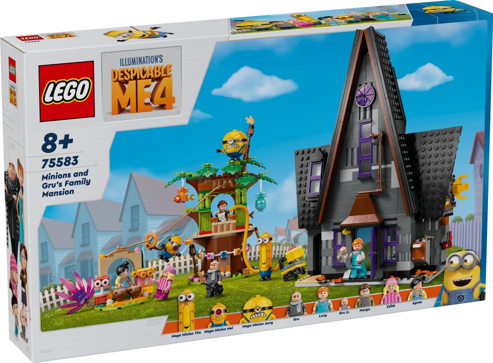 [36275583LEG] Despicable Me 4 Minions and Gru’s house