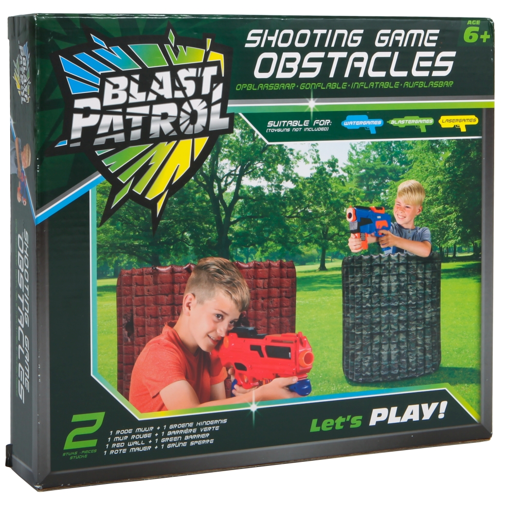 [38753216KID] Blast Patrol rode muur + groene hindernis