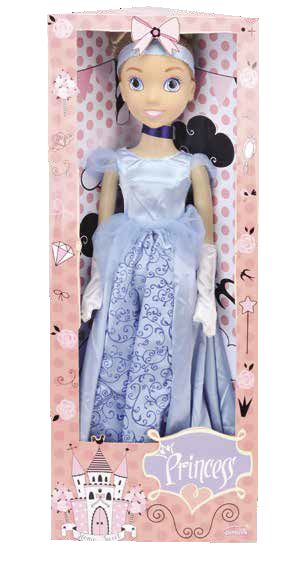 [40098402KID] POUPÉE PRINCESSE 80CM EN ROBE VIOLET
