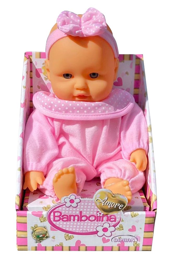 [40098474KID] BAMBOLINA AMORE 26CM BABY DOLL NO SOUND ON PLATFOR