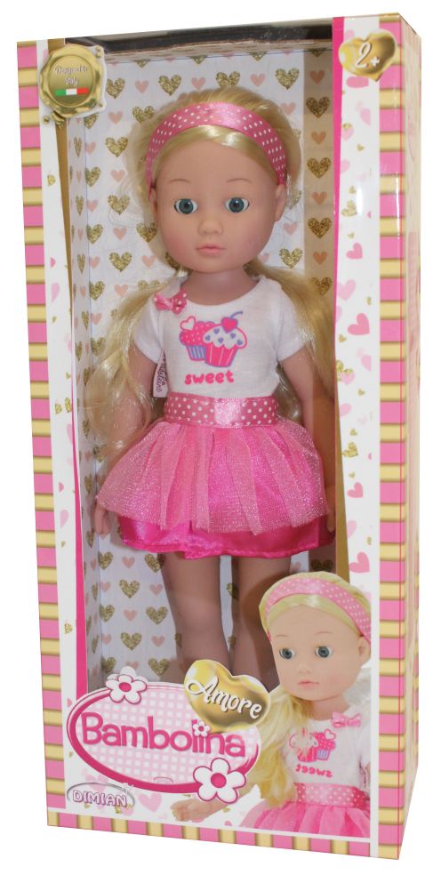 [40098482KID] Puppe AMORE 35CM MODEPUPPE - 2 SORTIERT