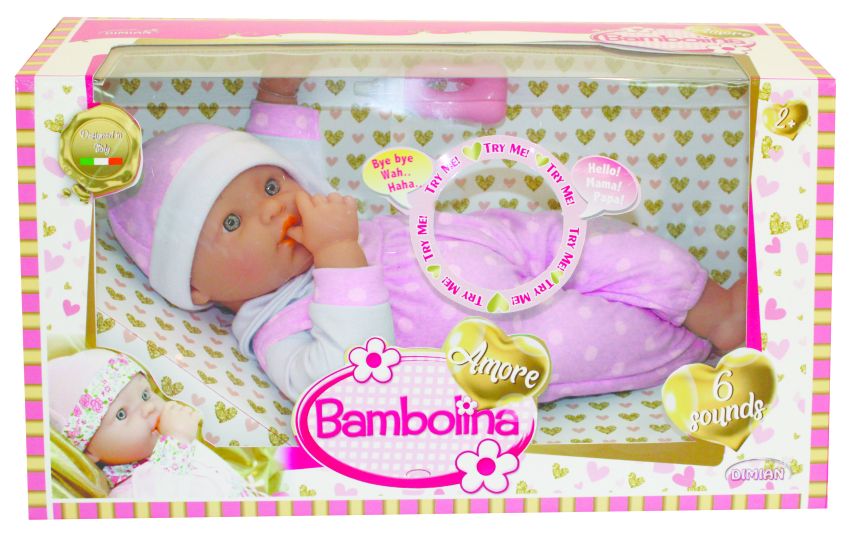 [40098488KID] POP AMORE 36CM+ PAPFLES+BABYSOUNDS 2ass
