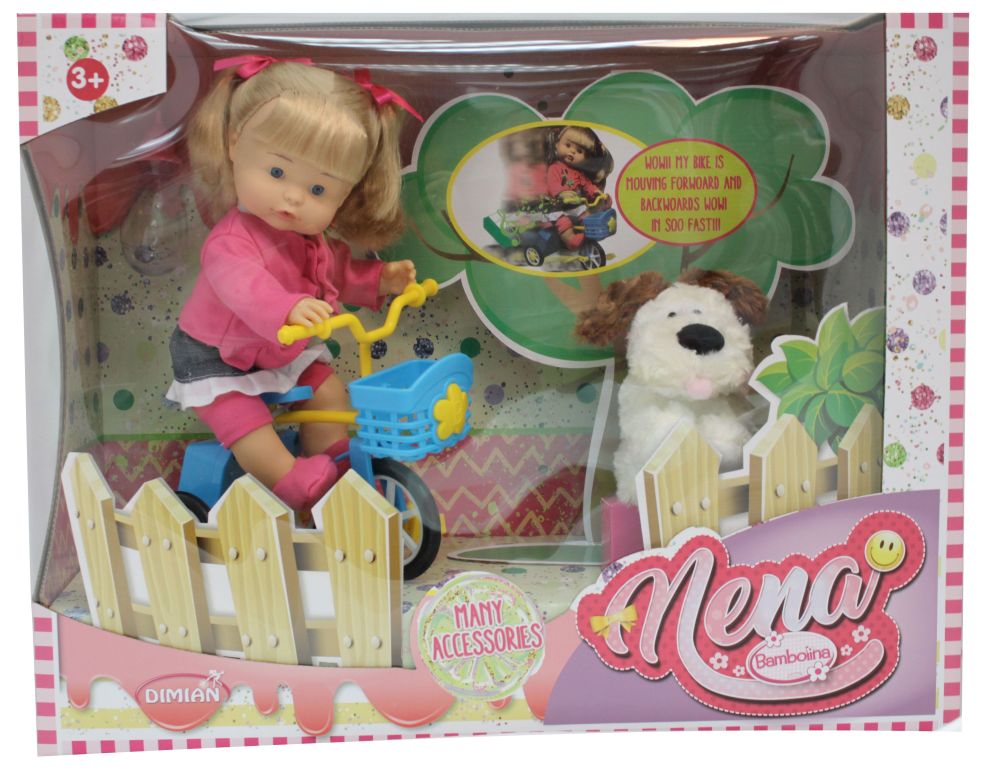[40098615KID] 36CM BABY NENA PIPI POPO MIT HUND (OHNE TON) MIT