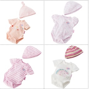 [40581295ZAP] BB BABY poppenkleertjes 42cm - 4 ASS