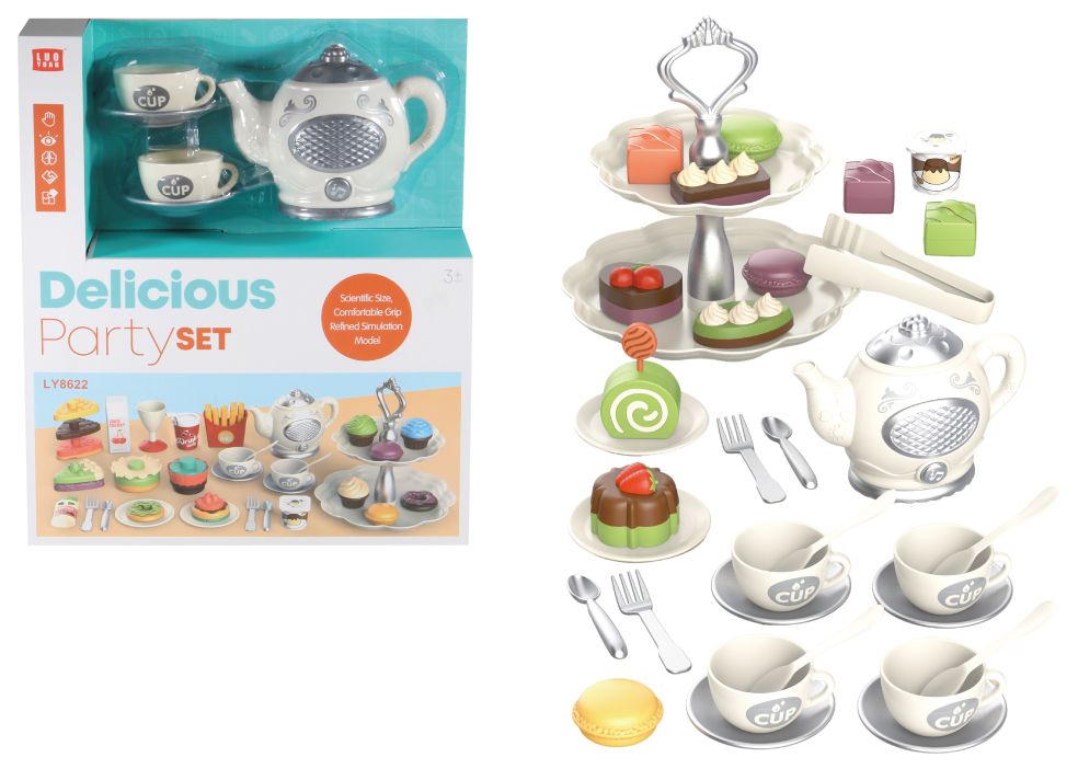[42100862KID] Dessertset mit Zubehör – Ton und Licht