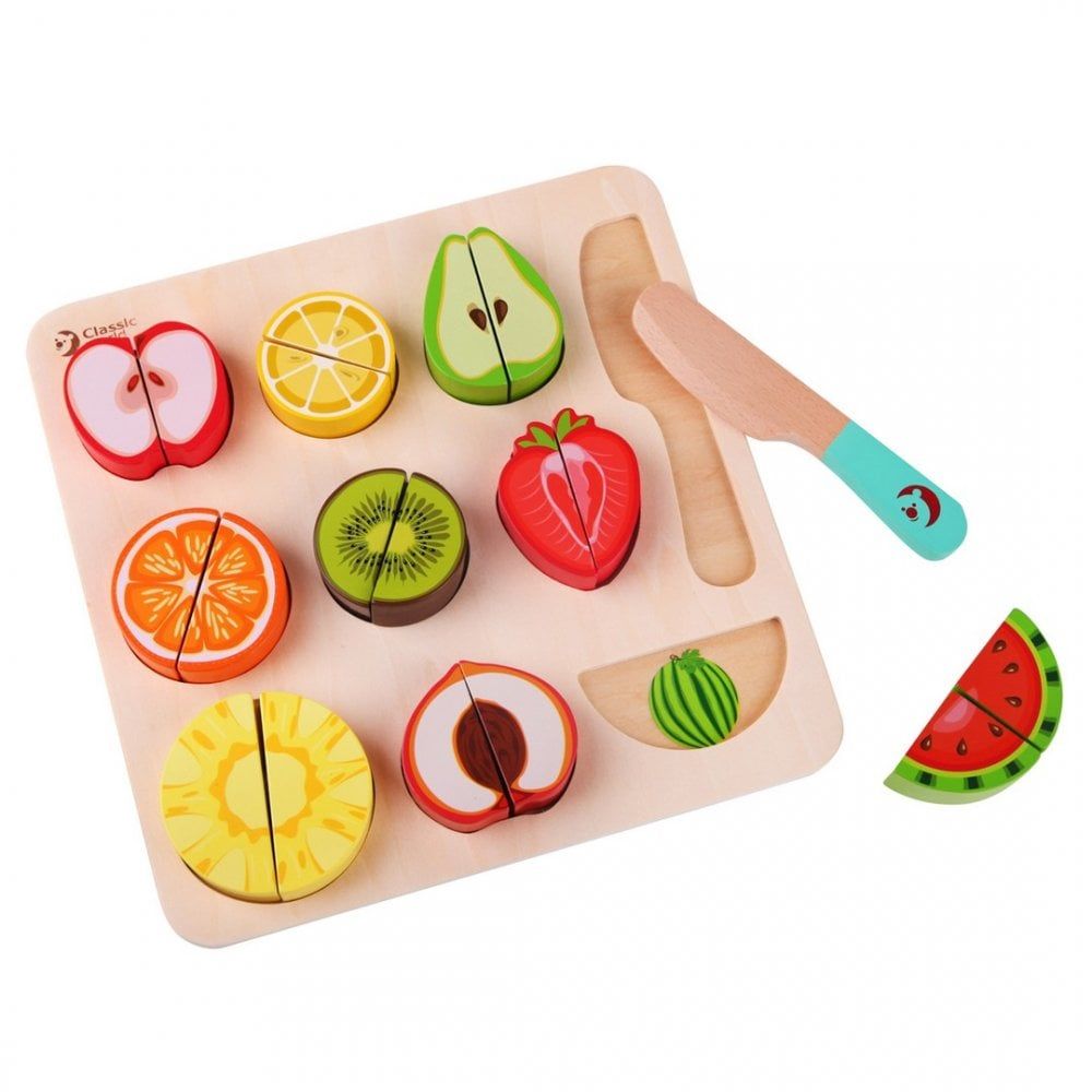 [42105012KID] Cutting Fruit Puzzle 24*24*2.5 cm