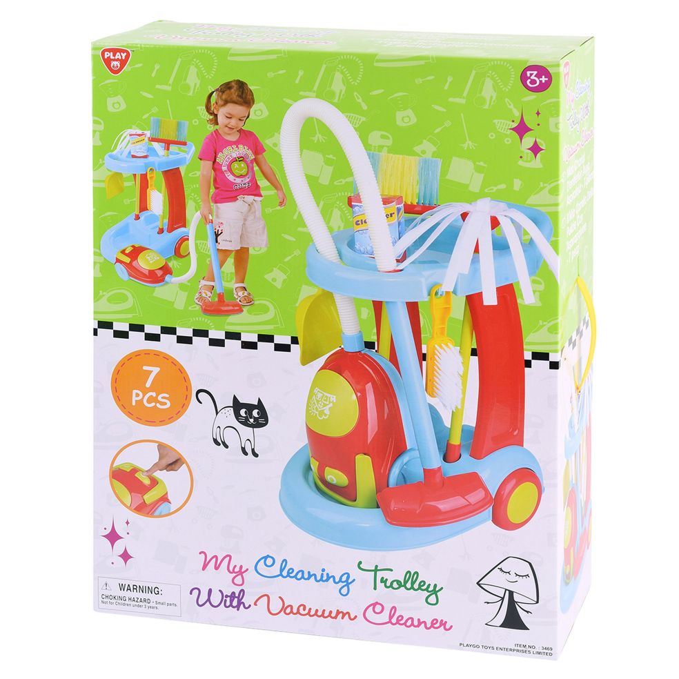 [42203469KID] Mon chariot nettoyage avec aspirateur