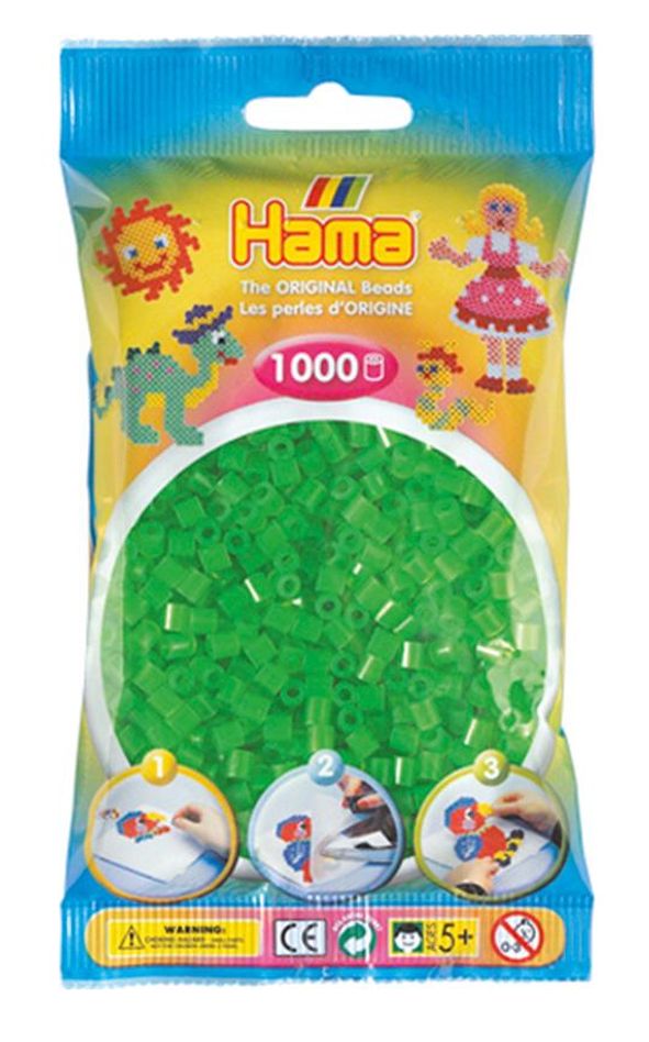 [43320737HAM] Hama Strijkkralen Midi 1000 st. neon groen