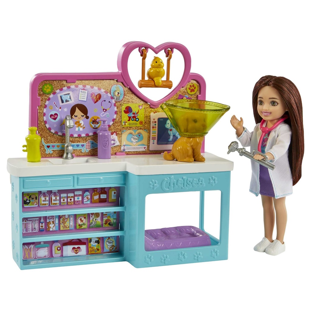 [45005697MAT] Barbie Chelsea dierenarts