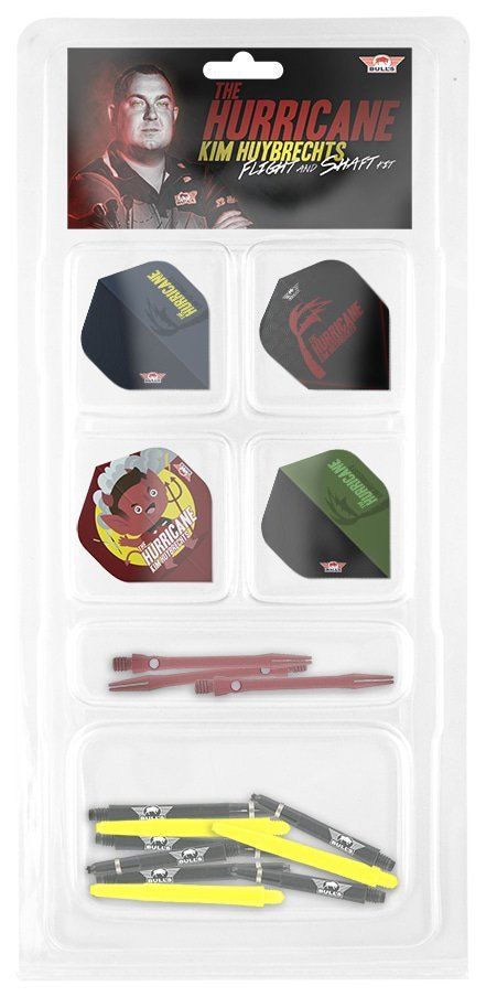 [50252404KID] Bull's Hurricane Flight Shaft Kit Kim Huybrechts