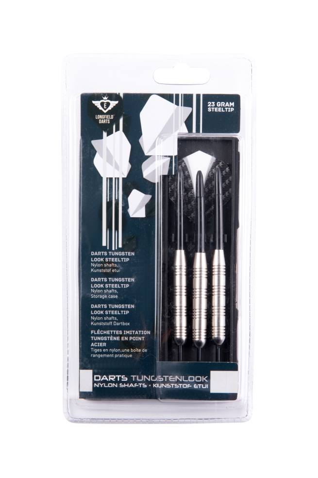 [50262036KID] Fléchettes Longfield steeltip aspect tungstène - 23 grammes /