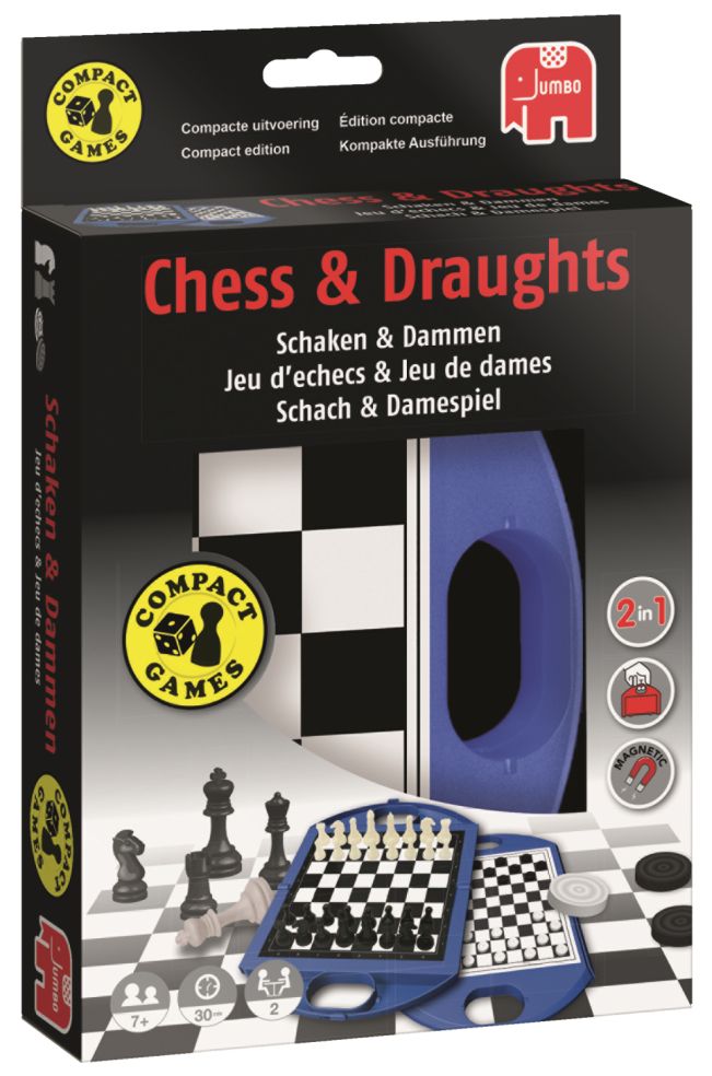 [54112763JUM] NL/FR Schaak-Dammen/Echecs-Dames Travel