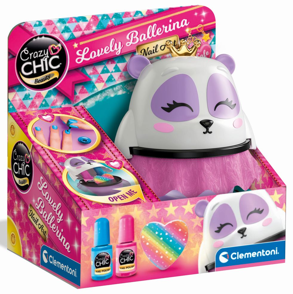 [54418694CLE] Ballerina Collection - Panda - Nails
