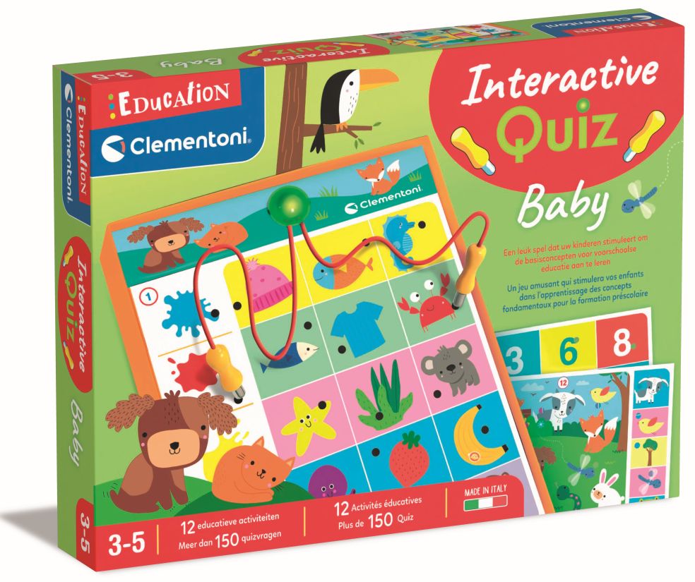 [54456075CLE] NL+FR Interactive Quiz Pre-school | Target age 3-5