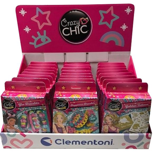 [54497534CLE] Display Crazy Chic En-Joy Brac. 24pc/disp