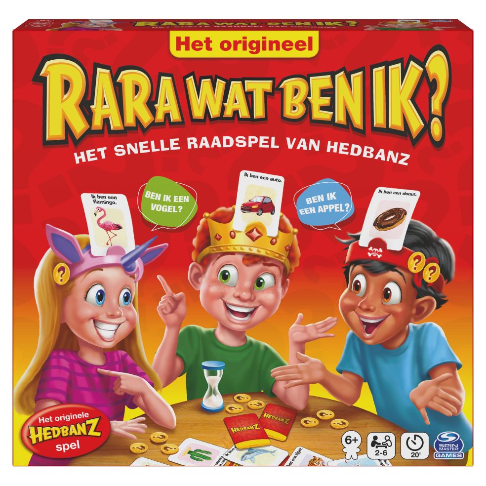 [54564633KID] HEDBANZ – RARA was bin ich? (Niederländisch) (Aktualisierte Version