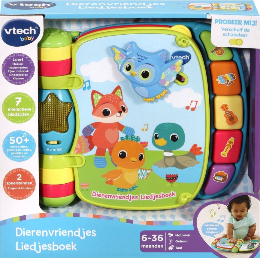[55666772VTE] Nl Animal Friends Songbook blue