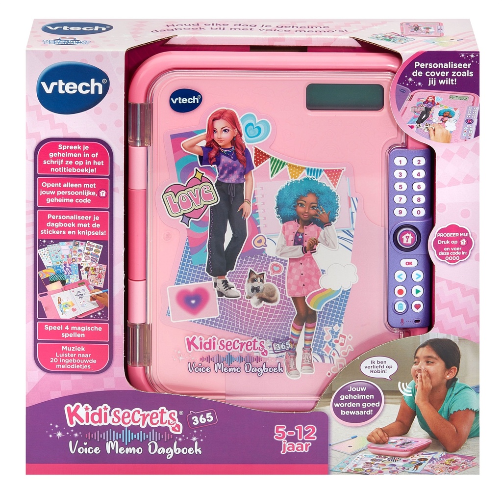 [55681923VTE] NL KidiSecrets 365 Voice Memo Dagboek