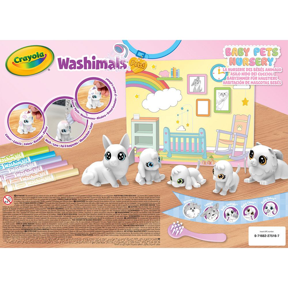 [60027516CRA] Washimals Baby Pets Nursery Pack