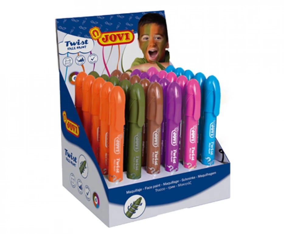 [60100192KID] TWIST MAKE UP - display - 30 units - assorted colo