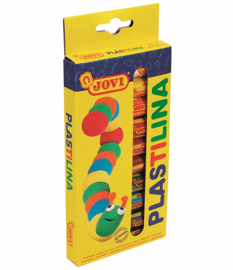 [60109010KID] Plastilina Box 10 bars 15 g assorted colours New D