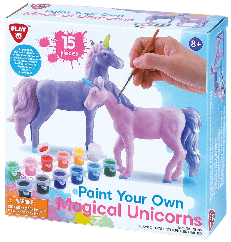 [66178193KID] PEIGNEZ VOTRE PROPRE - LICORNES MAGIQUES - POLYRESINE - 15