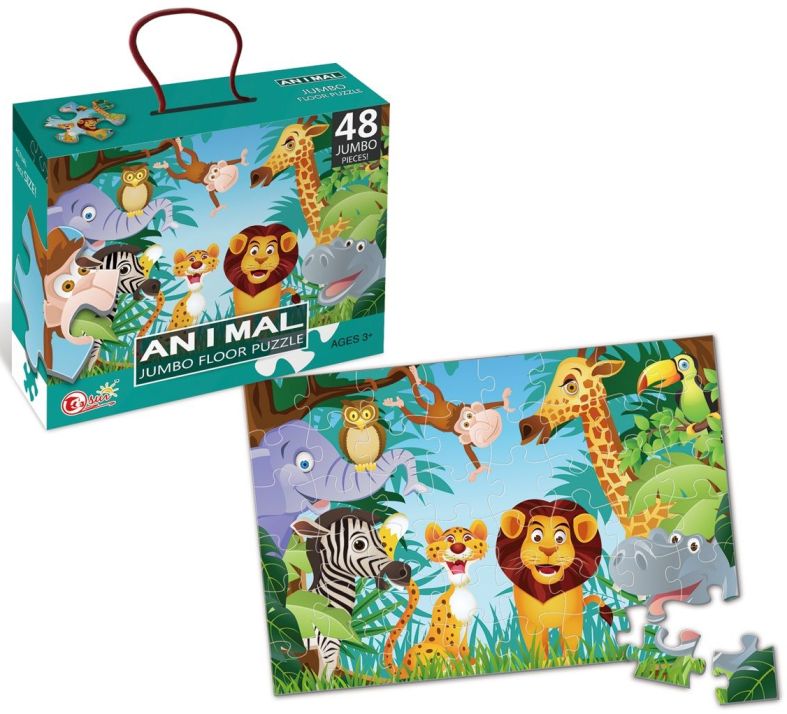 [67116692KID] Puzzle Animals 90x60 - 48pcs