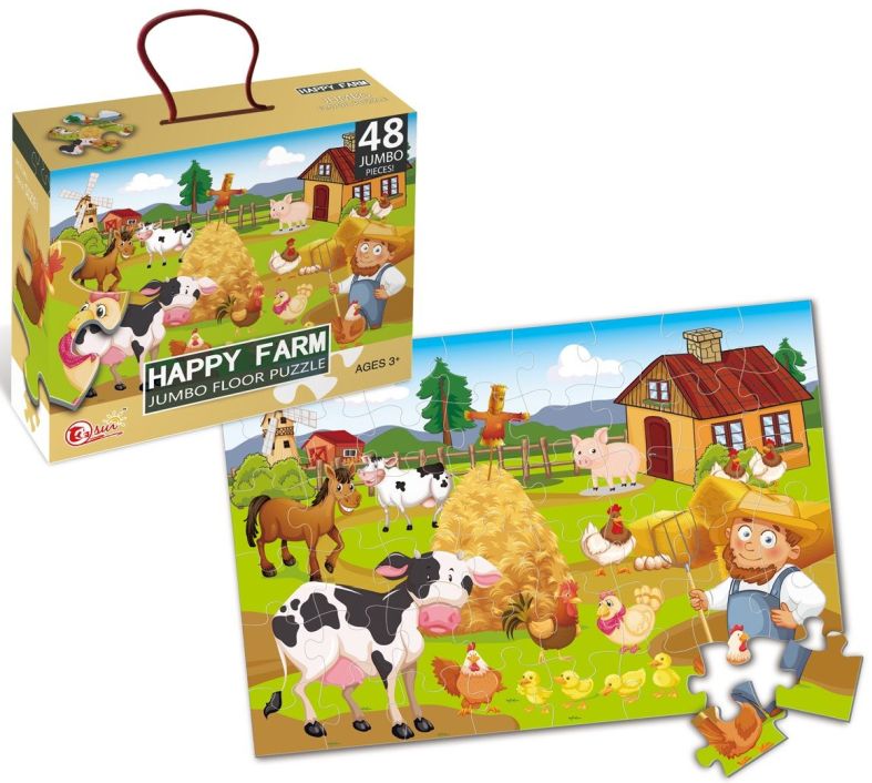[67116693KID] Puzzle Farm 90x60 - 48pcs