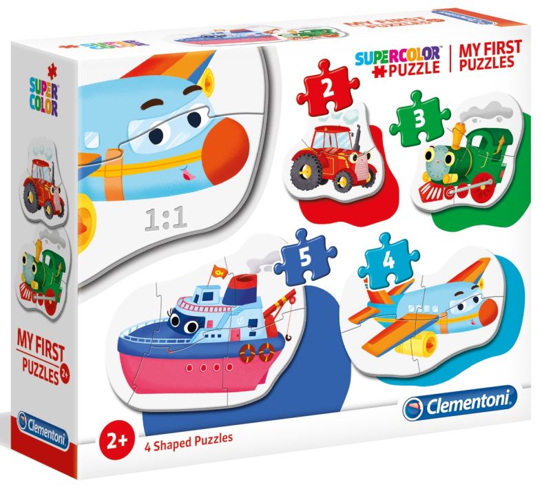 [67220811CLE] Pzl 2-3-4-5 My First Puzzle - Means Of Transport