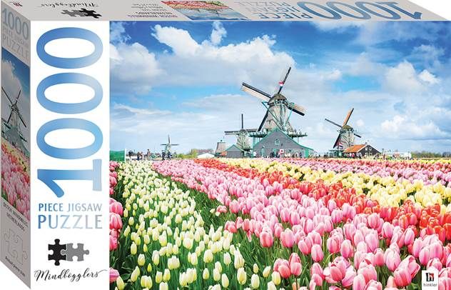 [67401377KID] Pzl 1000  Hollandse Molens en Tulpen.