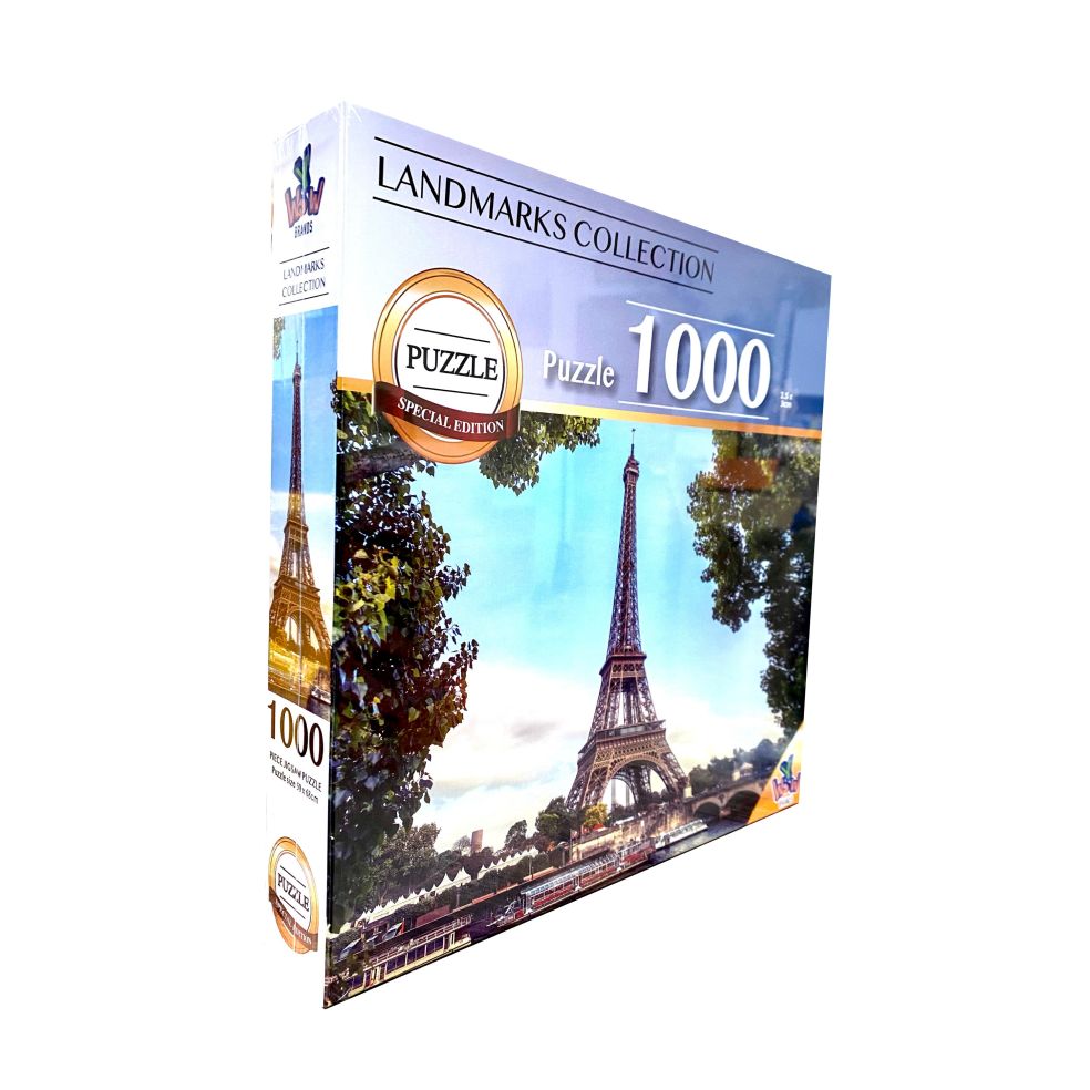 [67602701KID] 1000 pcs World Landmarks  Pzl - Eiffel Tower