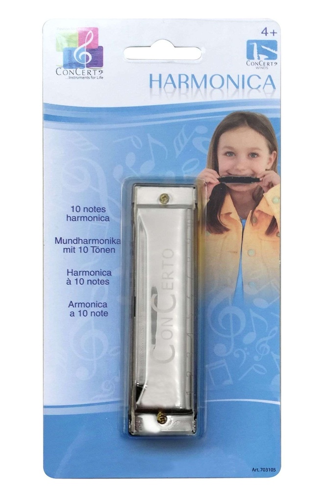 [70103105KID] 10 Notes Harmonica