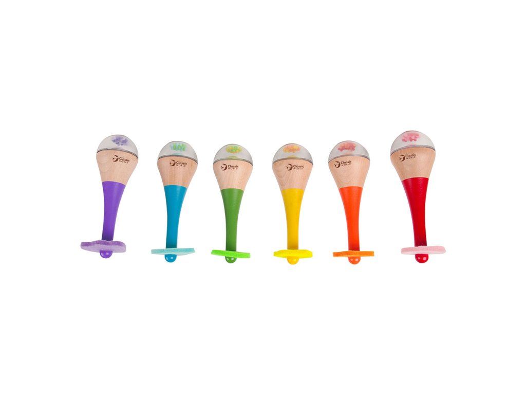 [70140527KID] Maracas arc-en-ciel 16*5,5*5,5 cm