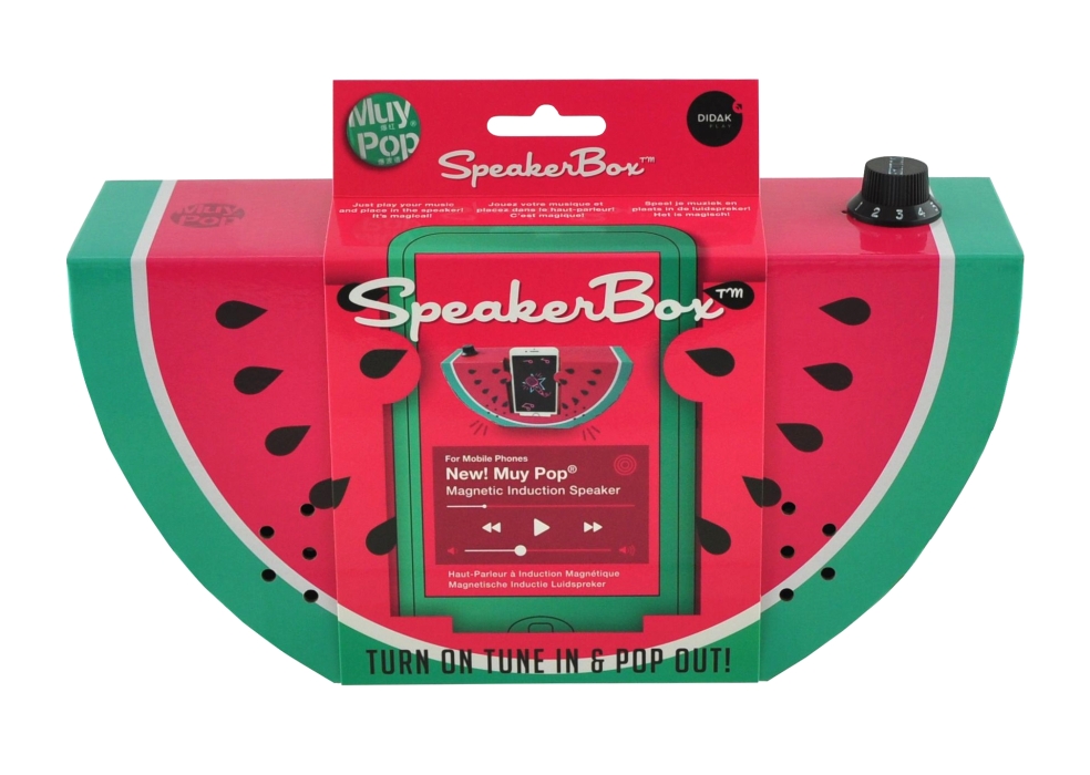 [71901901KID] BOITE ENCEINTE MUY POP - Pastèque